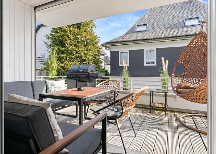 Ahorn - Balkon, Garage, Bbq, Switch&beamer, Flexbetten, Zentral, 15min In Willingen *